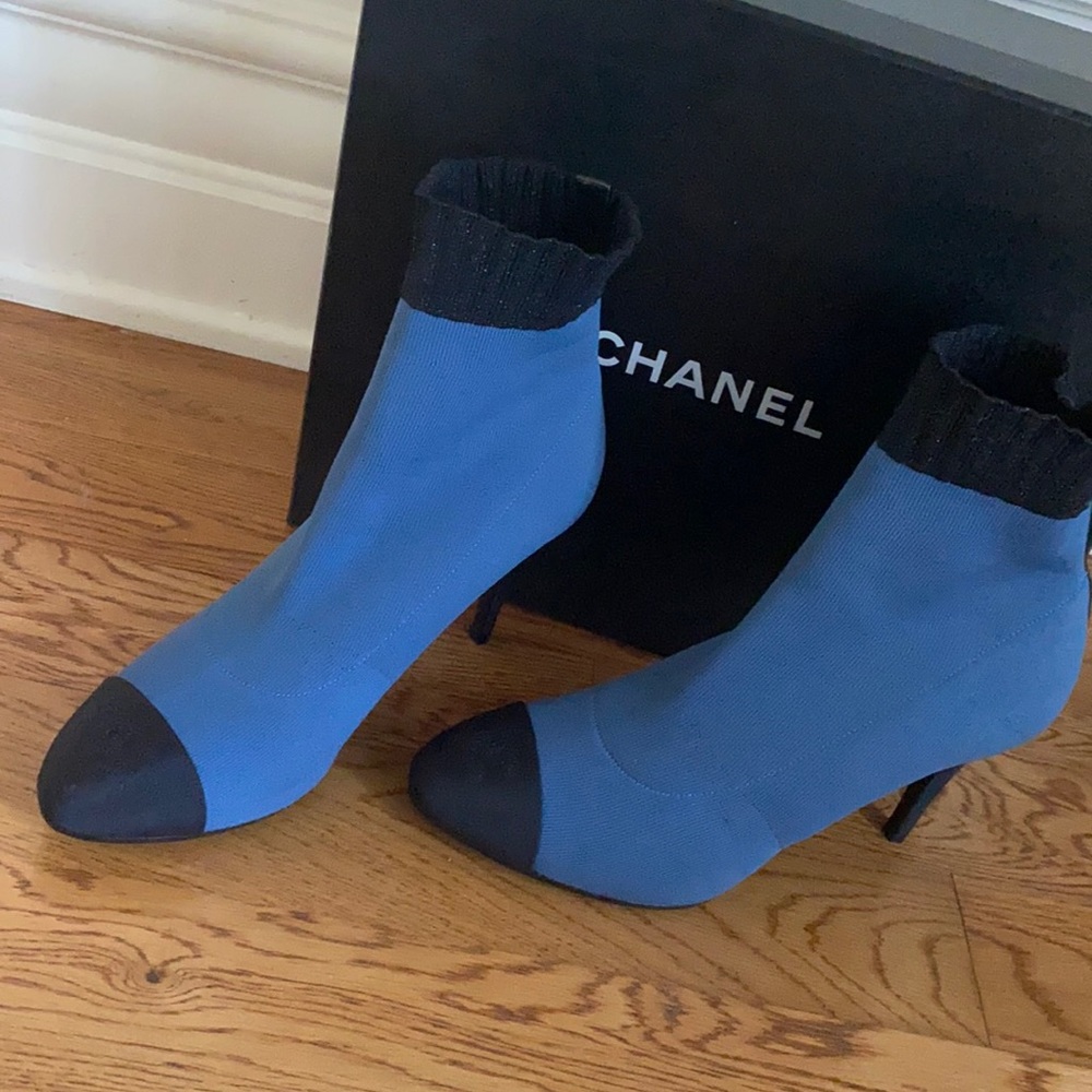 Chanel short boots sacks boots